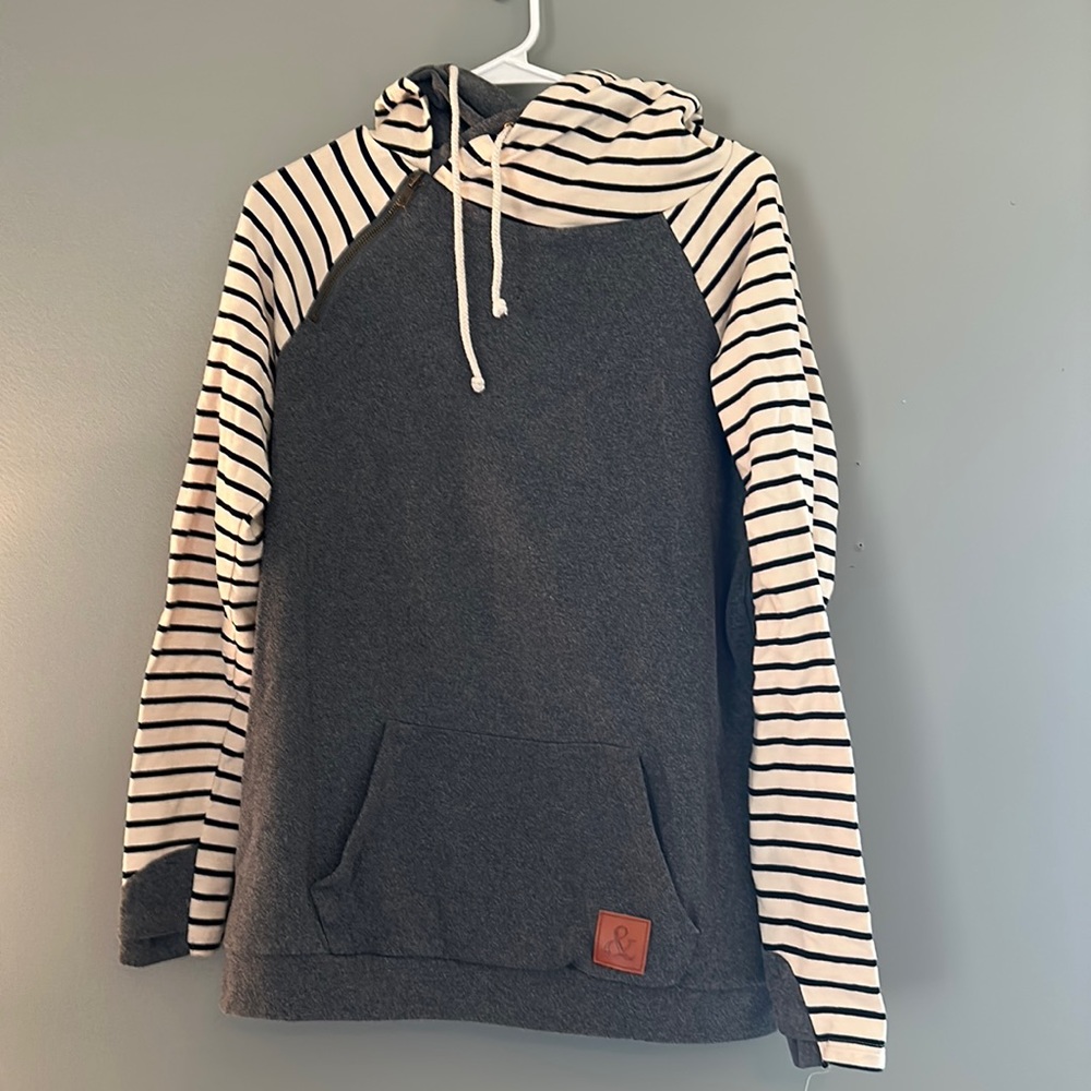 Boutique brand Double Hooded Sweatshirt Size Large